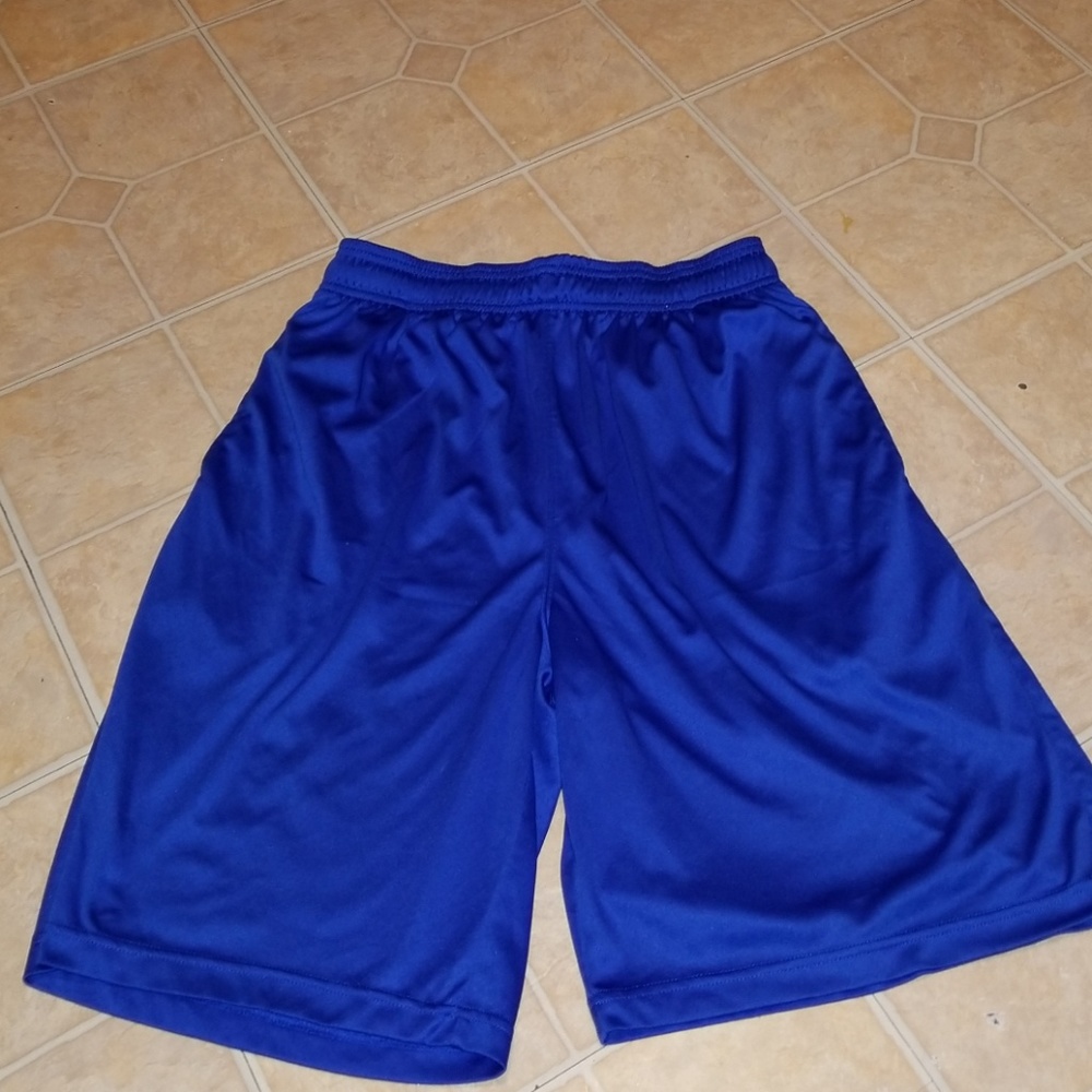 (2 for $10)Men's blue basketball shorts